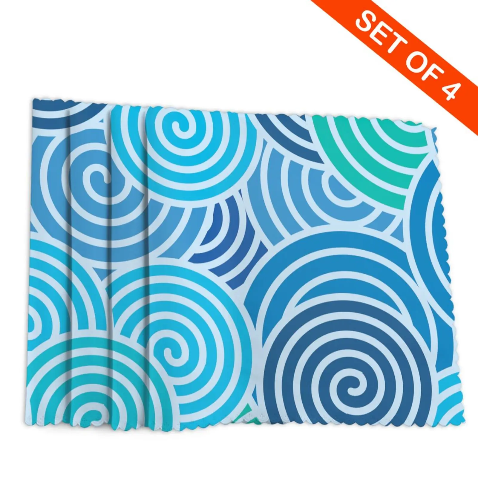 Настраиваемые подставки из четырех предметов для столовой декоративный коврик