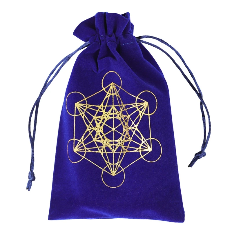 Портативная бархатная сумка для хранения плотная Подарочная с вышивкой детей и