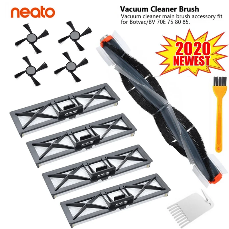 Универсальная спиральная комбинированная щетка с щетиной для Neato Botvac 70e 75 80 85