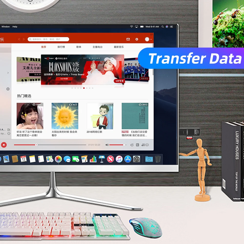 USB 3 0 кардридер FONKEN 2 в 1 Micro SD TF карта флеш накопитель высокоскоростной мульти