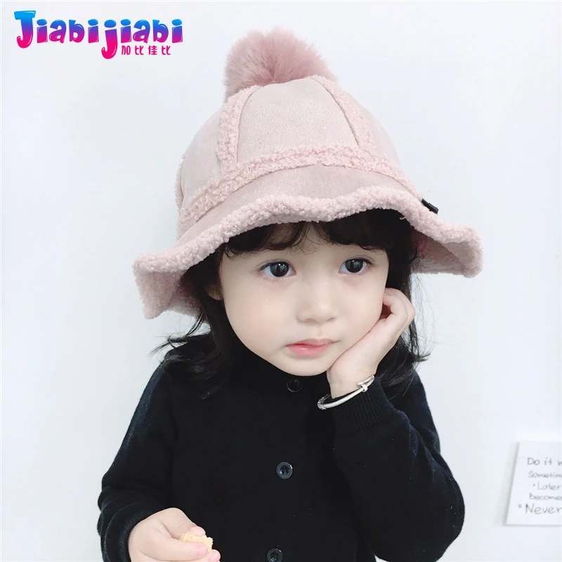 Детский головной убор в семейном стиле зимняя Вельветовая шапка из оленьей кожи