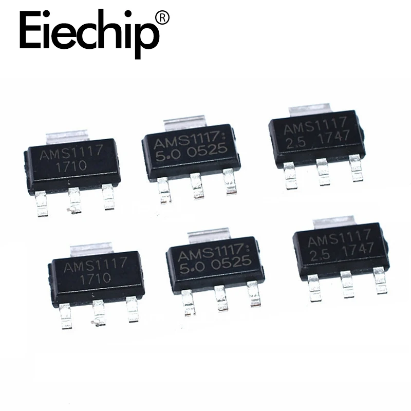 Комплект регулятора напряжения Power IC buck AMS1117 регулятор 1 2 в 5 8 3 В для модуля mosfet/для