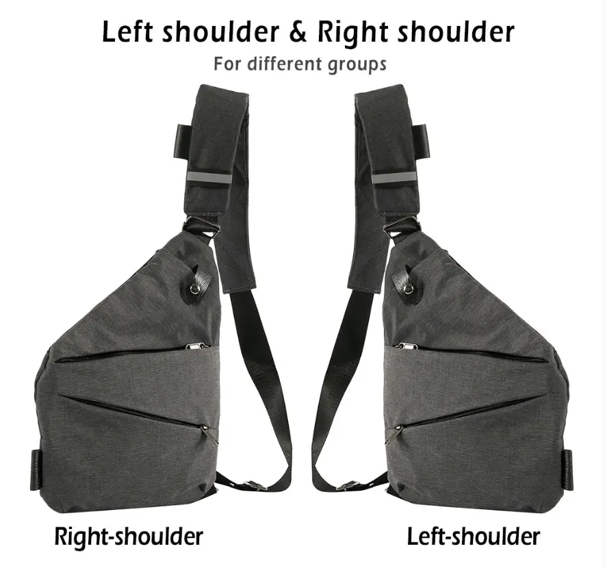 Сумка-мессенджер новинка холщовая дорожная сумка с защитой от кражи нагрудная