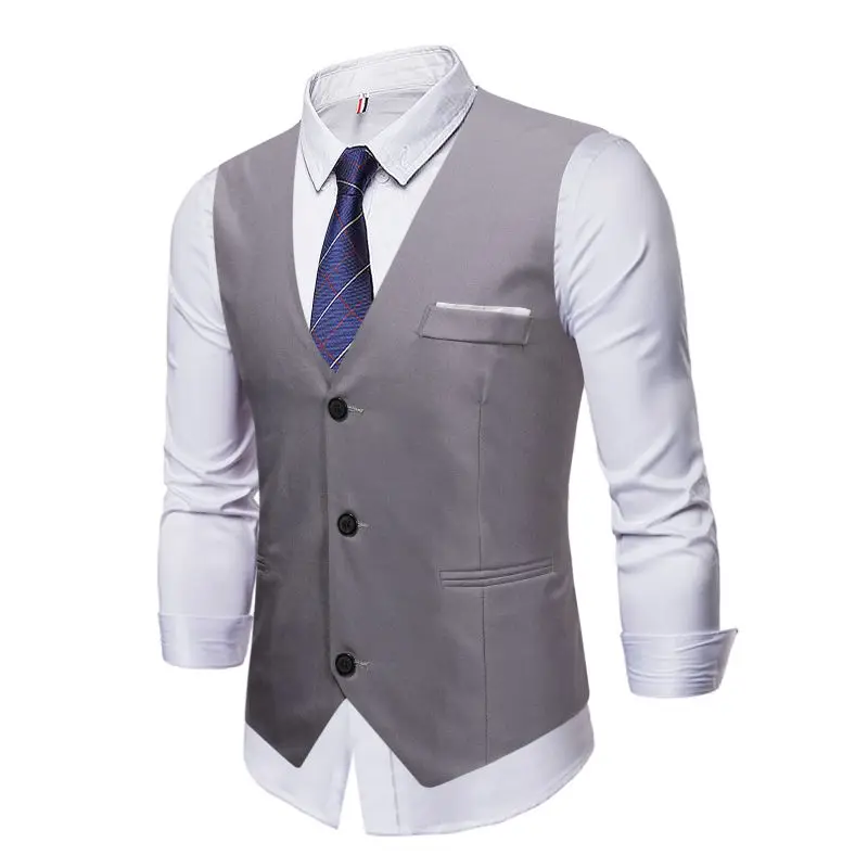 

Suit Vest Men Formal Dress Vest waistcoat jacket Masculino Herringbone Gilet Fitness Sleeveless Jacket Wedding Waistcoat M-5XL