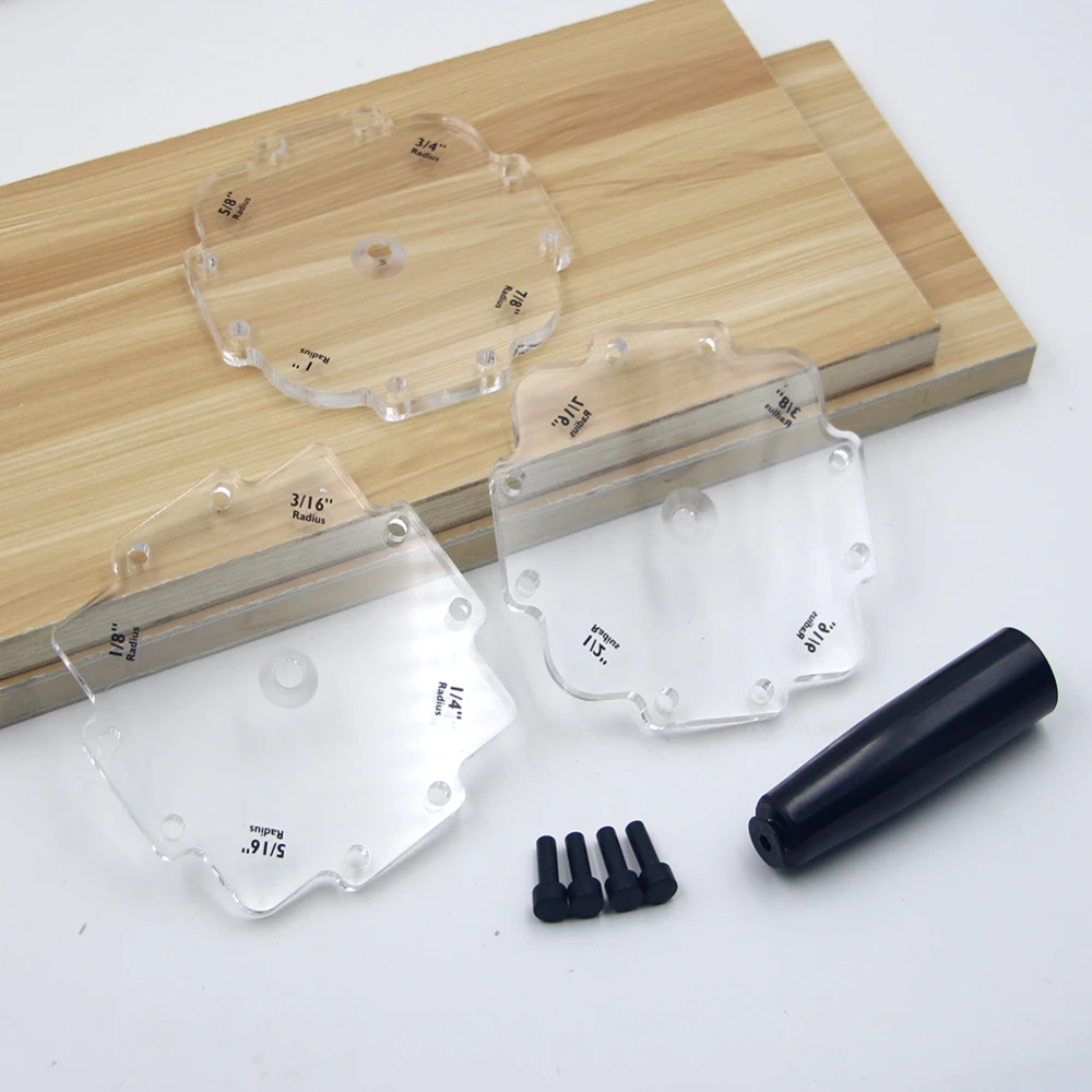 3 шт. деревянные шаблоны радиуса маршрутизатора для маршрутизации точные