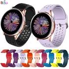 Ремешок для часов Samsung Galaxy watch active 2, силиконовый, 20 мм, 40 мм, 44 мм