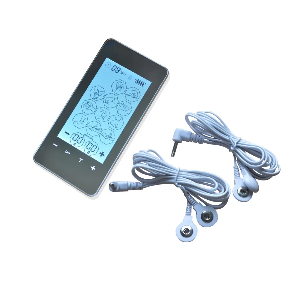 Smart Touch Экран электронный импульсный массажер для Тенс акупунктуры 12 Режим