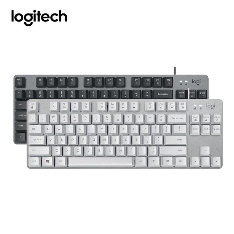 Logitech K835 Wired keyboard TKL real Mechanical Gaming Keyboard  84key Red Blue TTC For Desktop Laptop PC Office Gamer Keyboard