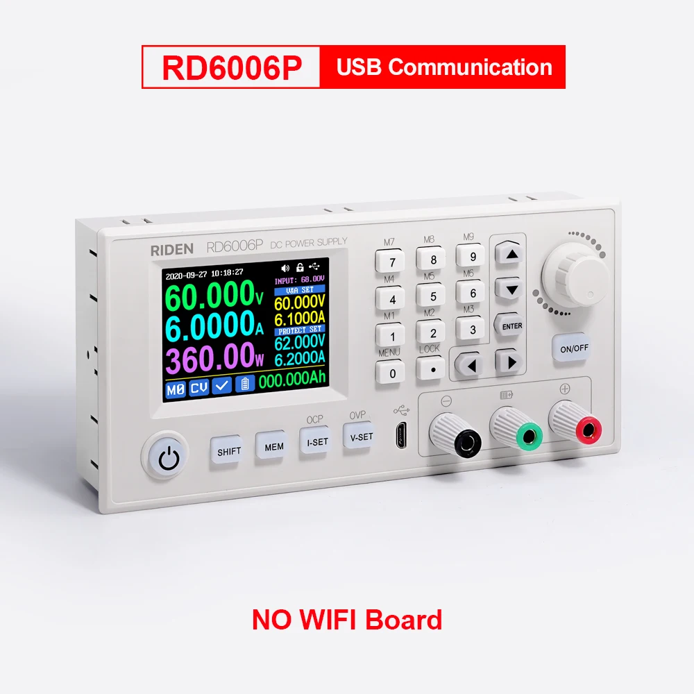 

USB понижающий модуль JUANJUAN RD6006P/RD6006PW 60В 6А