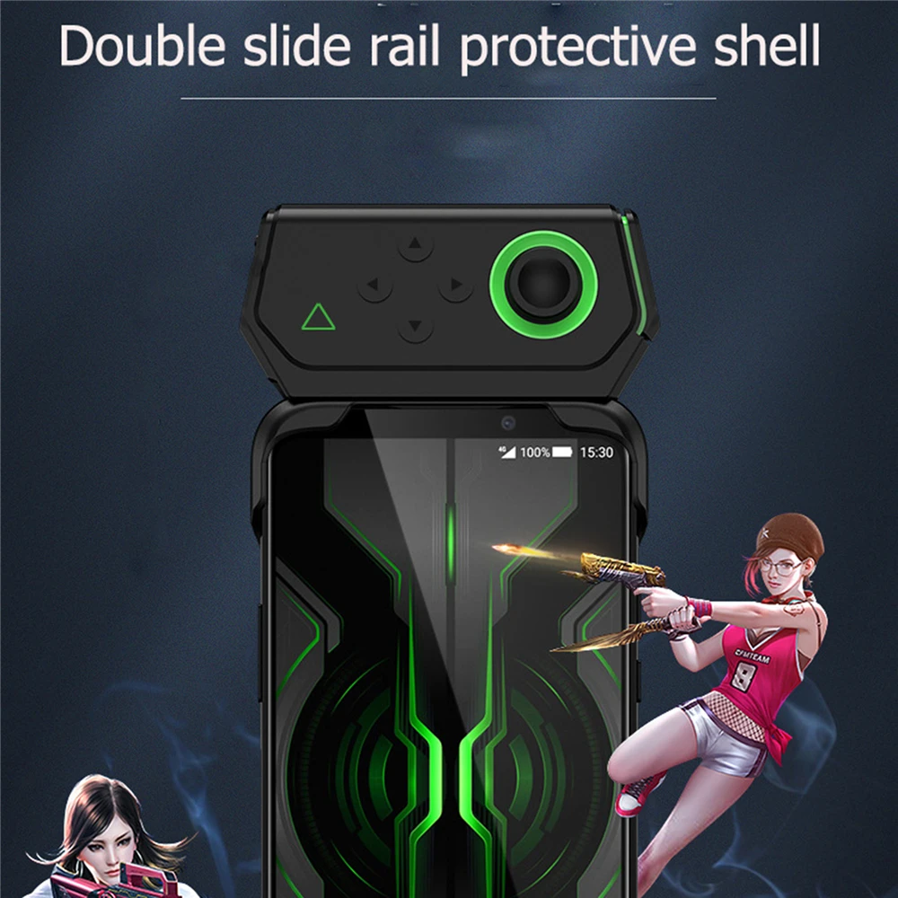 Безрамочный чехол с двойной направляющей защитный для Black Shark 2 Pro аксессуары