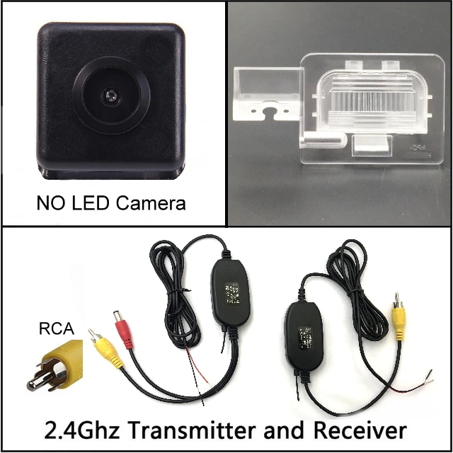 wireless n NO LED Для KIA K5 Optima камера заднего вида Автомобильная камера заднего вида HD CCD камера ночного видения - Название цвета: wireless n NO LED