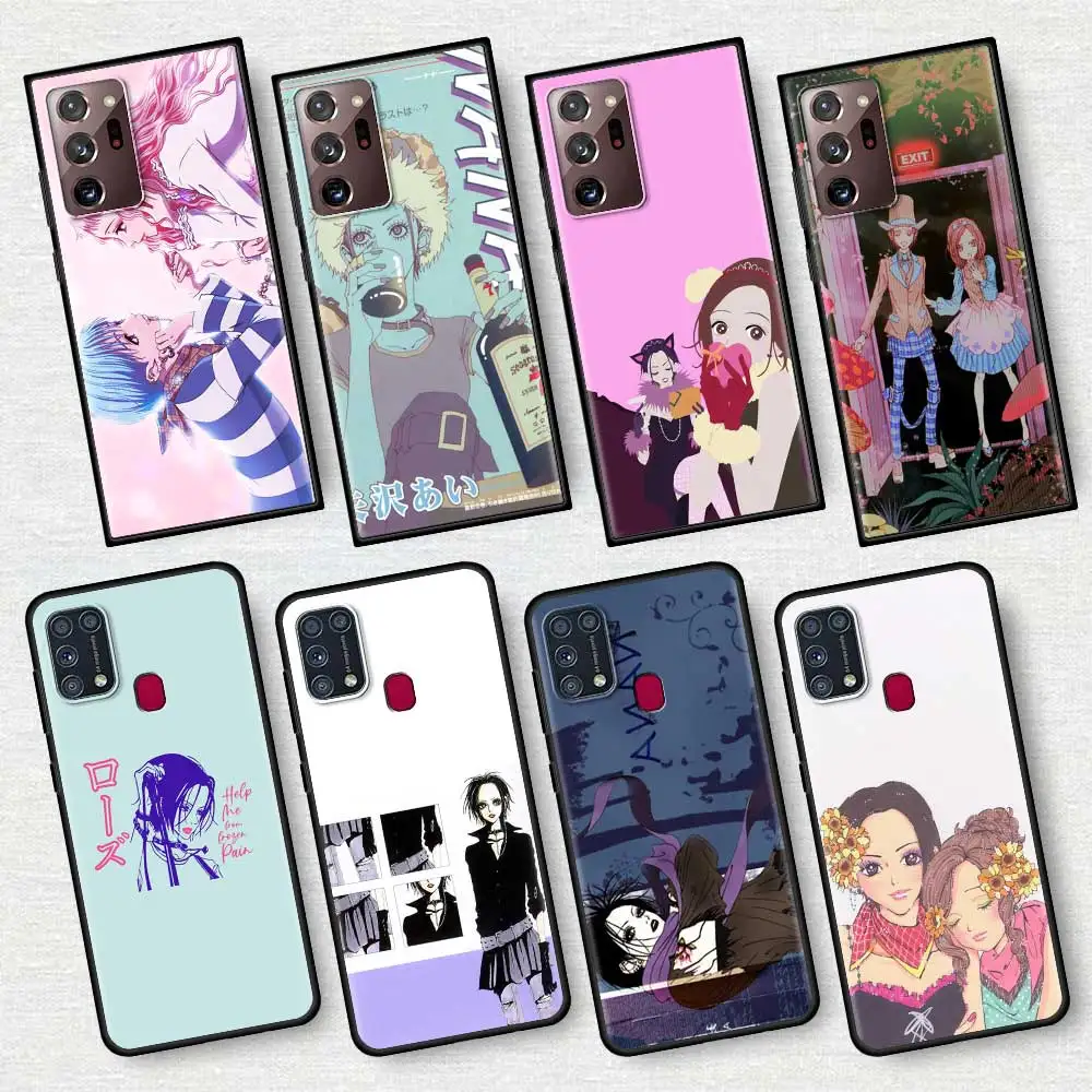 

Nana Anime Silicone Soft Phone Case For Samsung Galaxy Note 20 Ultra 10 Plus 5G 8 9 Lite M31 M51 F41 TPU Cover Capa