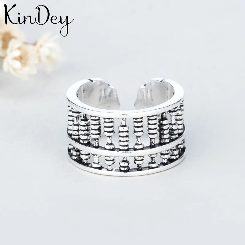 Kindey богемный этнический бисер серебряного цвета кольца для женщин Свадебные