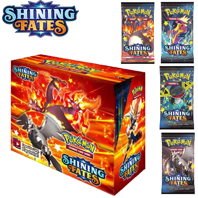 Pokemon-Juego de cartas coleccionables, 2021 Uds., TCG: Shining Fates Booster Box, novedad de 360-0
