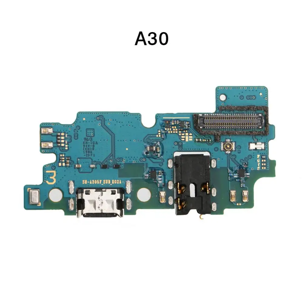 Для samsung Galaxy A310F A510F A10 A20 A30 A40 A50 A750 usb зарядная док-станция разъем плата наушники с