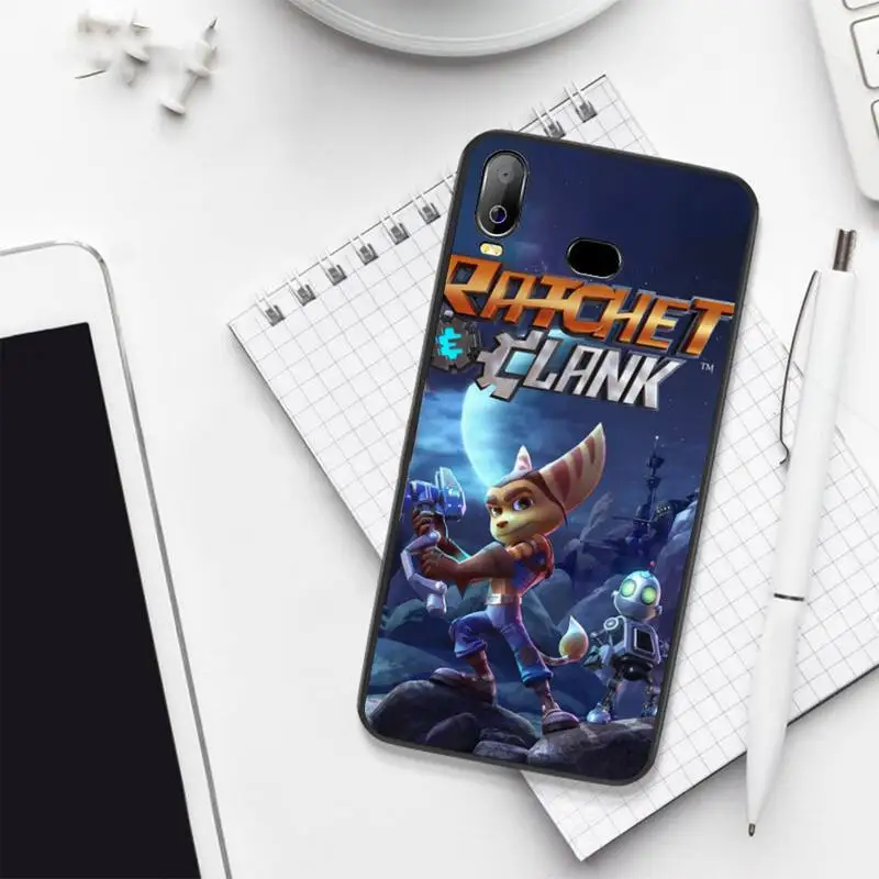 HPCHCJHM Ratchet &amp Clank Insomniac Games TPU черный чехол для телефона Корпус Samsung A10 A20 A30 A40 A50 A70 A71 A51
