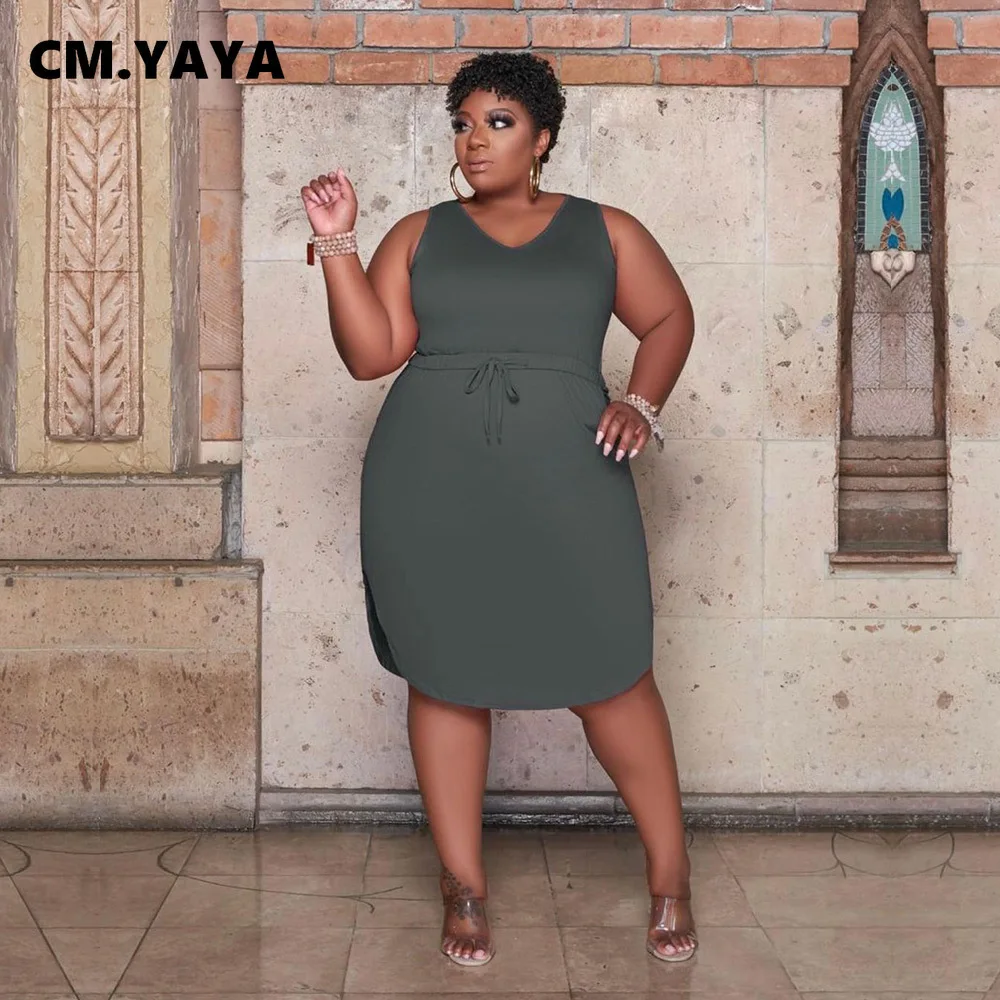 

Женское однотонное платье с круглым вырезом, без рукавов