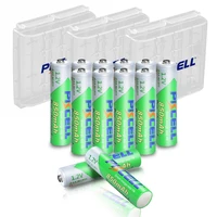 12pcs pkcell aaa battery 1 2v 850mah ni mh aaa rechargeable batteries lsd 3a accumulator and 3pcs aaaaa battery storage holder
