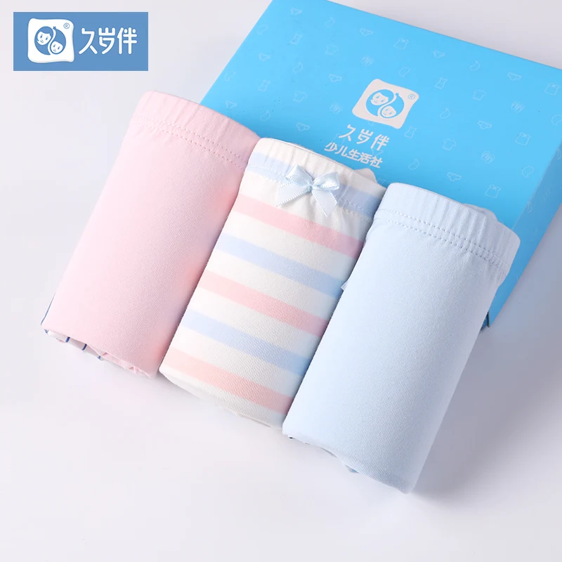 3 шт. детские тонкие хлопковые шорты для девочек|Трусики| |