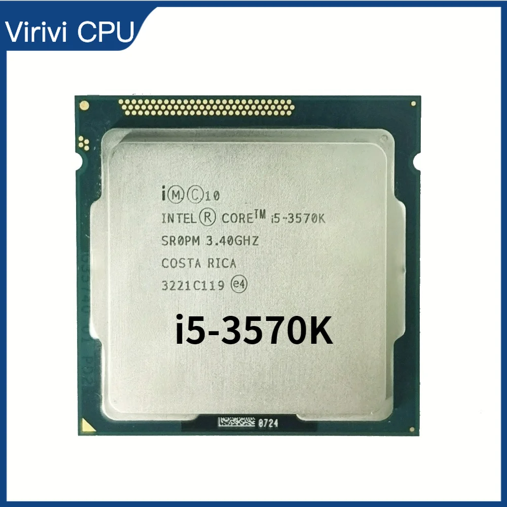 Б/у процессор Intel Core i5 3570K 3 4 ГГц 6 Мб 5.0gt/s SR0PM LGA 1155|Компьютерные кабели и разъемы| |