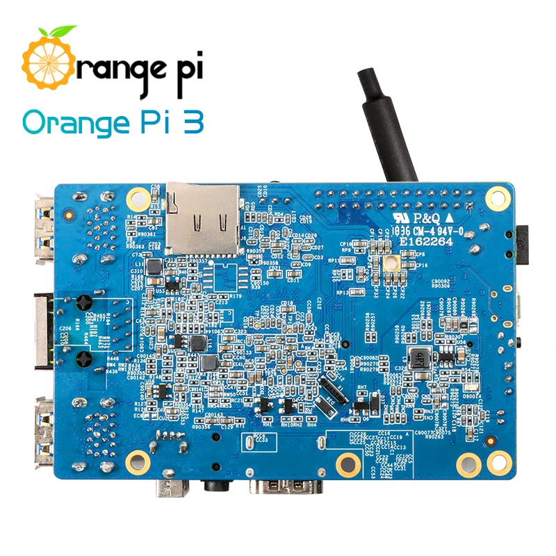 Мини-ПК Orange Pi 3 H6 2 ГБ LPDDR3 + 8 EMMC флэш-памяти Gigabyte Ethernet-порт AP6256 Wi-Fi BT5.0 4хUSB 3.0 поддержка