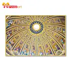 вышивка крестом наборы рукоделие, 11CT водорастворимый холст 14C старинный европейский стиль церкви, Набор для вышивки крестиком и рукоделия