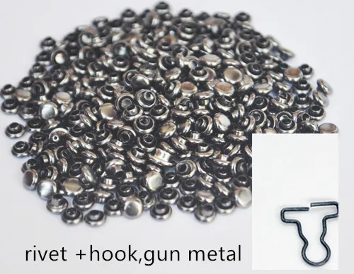 gun metal 20 комплектов мини кукла одежда DIY металлическая пряжка подходит для 1/6 BJD Blyth девушки кукла azone аксессуары - Цвет: gun metal