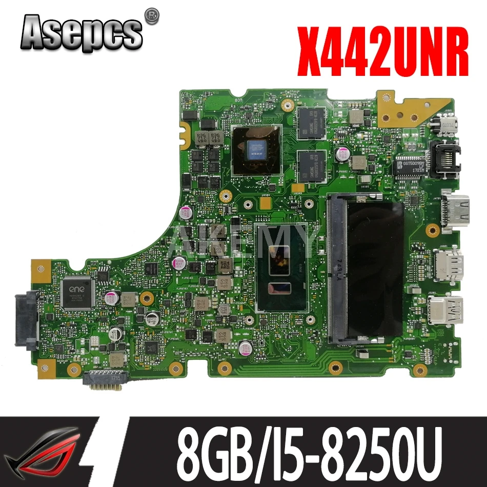Для ASUS VivoBook 14 X442UNR X442UQR X442UN X442UR X442UQ Материнская плата ноутбука 8G / I5-8250U 90NB0HB0-R00010 |