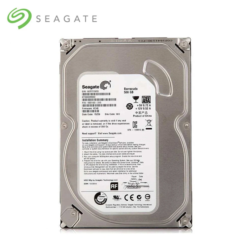 Seagate Video3.5 HDD 500 GB Настольный ПК Внутренний механический жесткий диск SATA 3 ГБ/сек. 5900