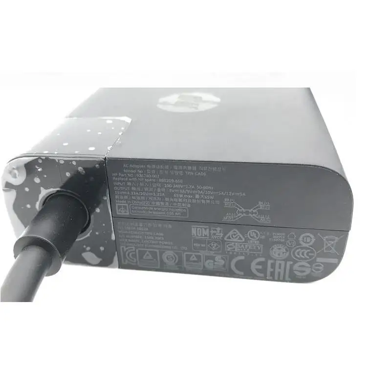 Оригинальное зарядное устройство с адаптером переменного тока 65 Вт адаптер