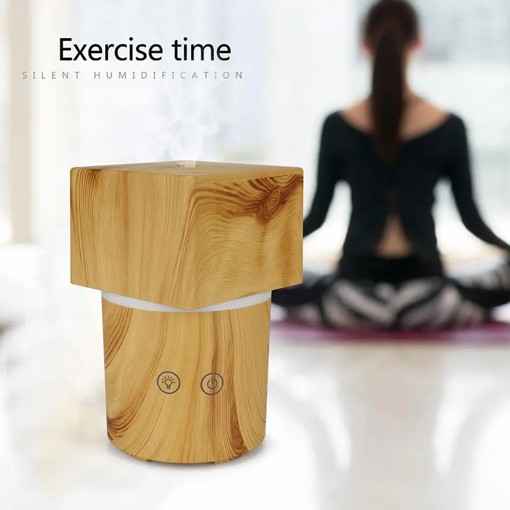 

200ml 7 Colors Lamp Bluetooth Aroma Essential Oil Diffuser Ultrasonic Humidifier Material Selection Abs Pp Bamboo Bamboo