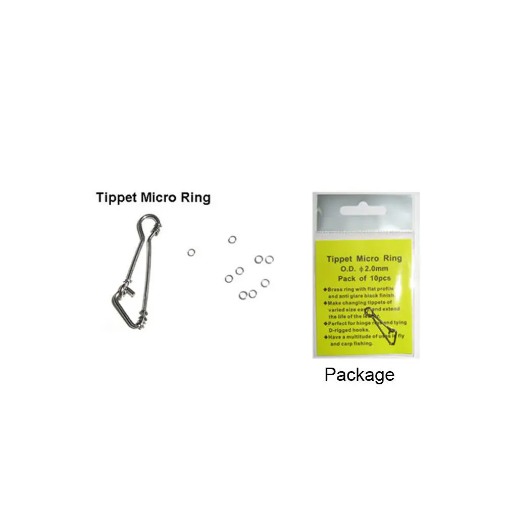 

Aventik Fly Fishing Tippet Micro Ring 10pcs of Pack For Fly Fishing X 5 PCS NEW L