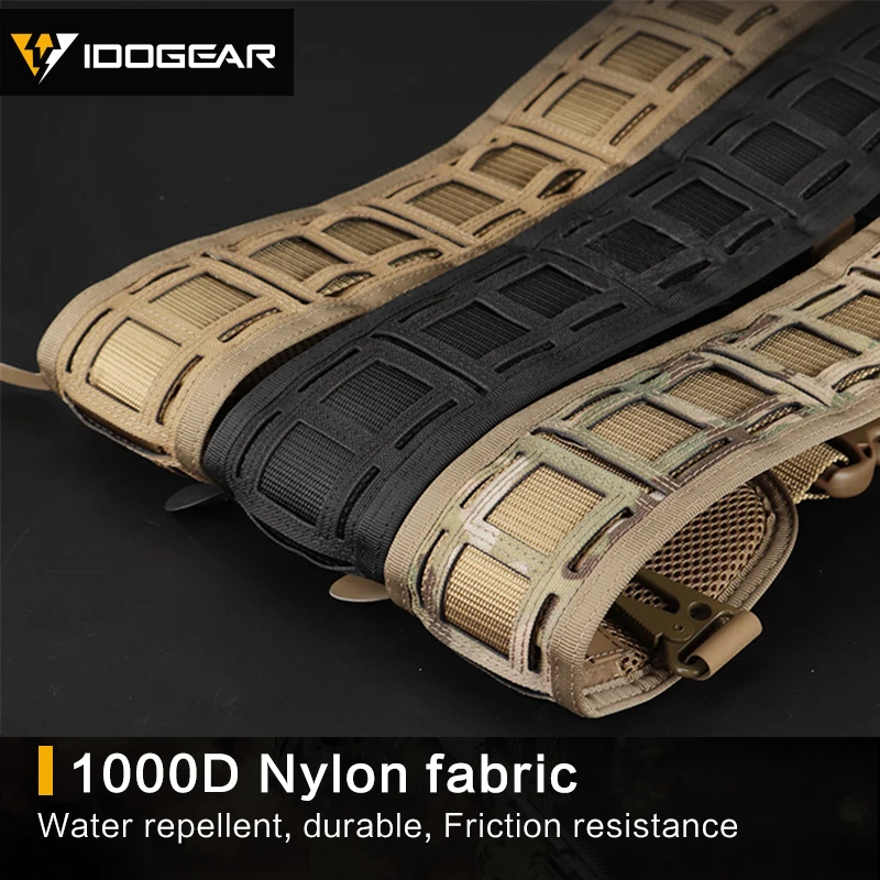 Тактический ремень IDO GEAR MOLLE с быстросъемной лазерной резкой мягкий внутренний и