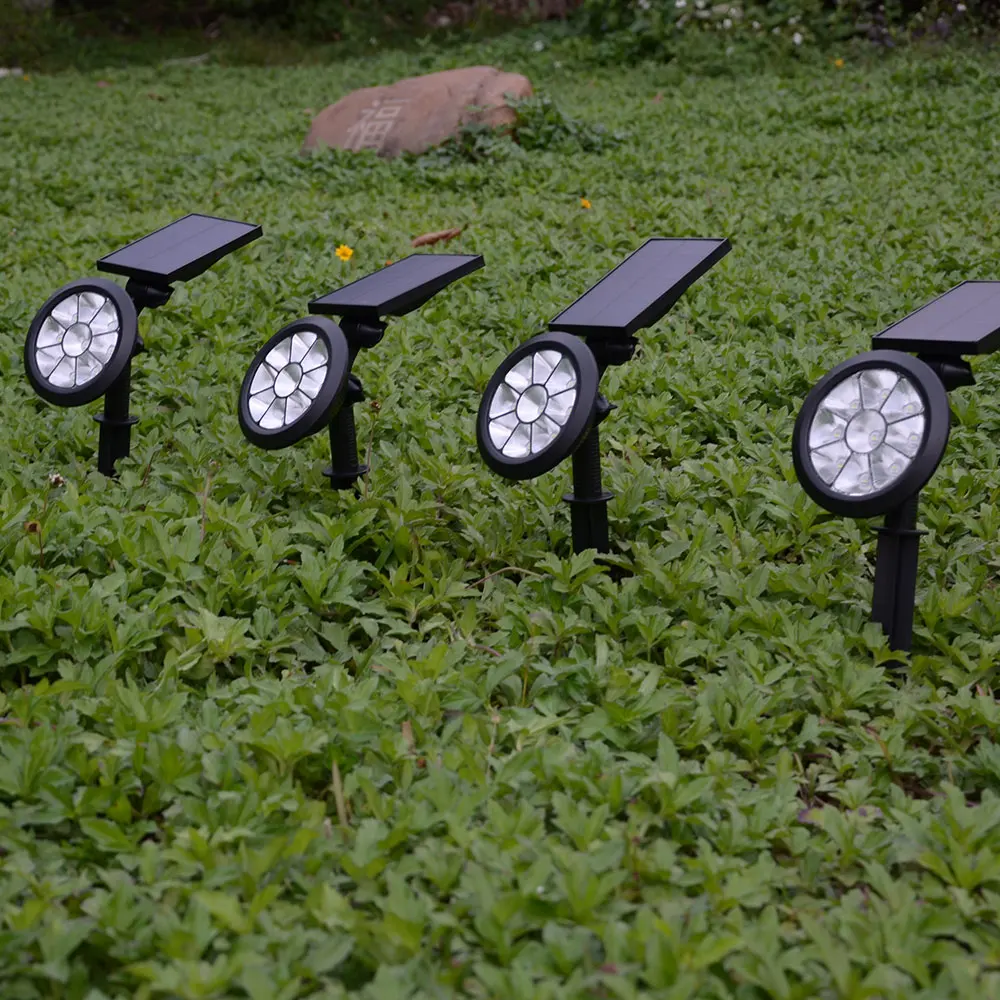 9 светодиодный солнечный светильник Авто Цвет меняющийся прожектор ing настенный