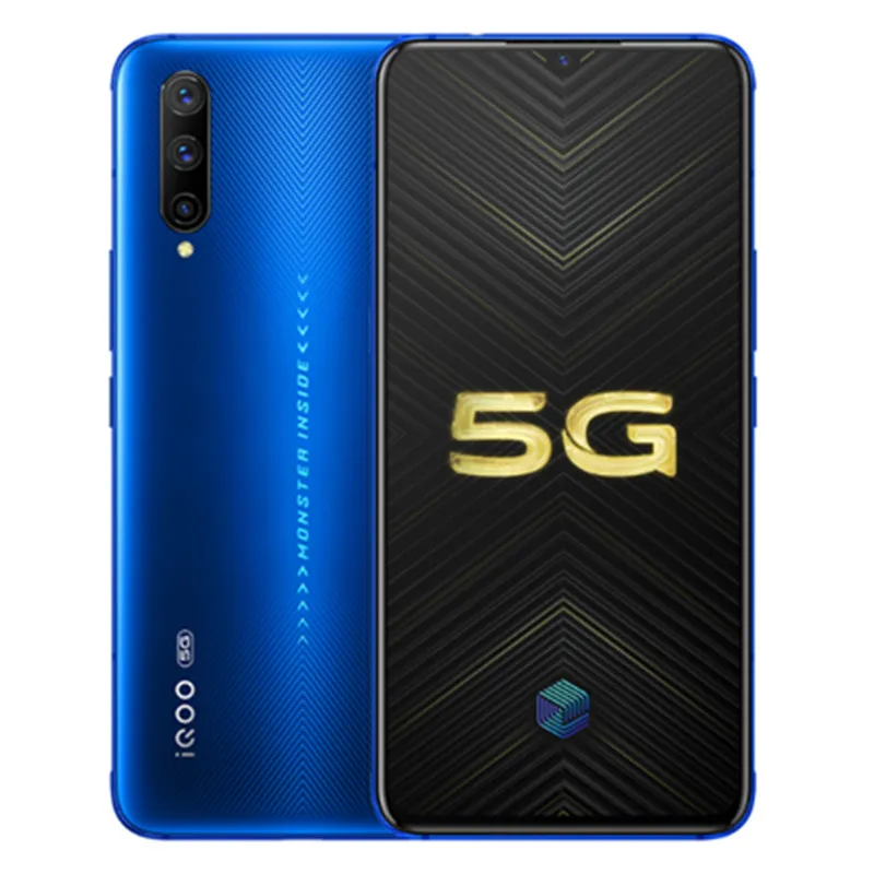 Vivo IQOO Pro 5G мобильный телефон Snapdragon 855 Plus Android 9,0 6,4" Super AMOLD 12G ram 256GB rom 48.0MP 44W зарядное устройство