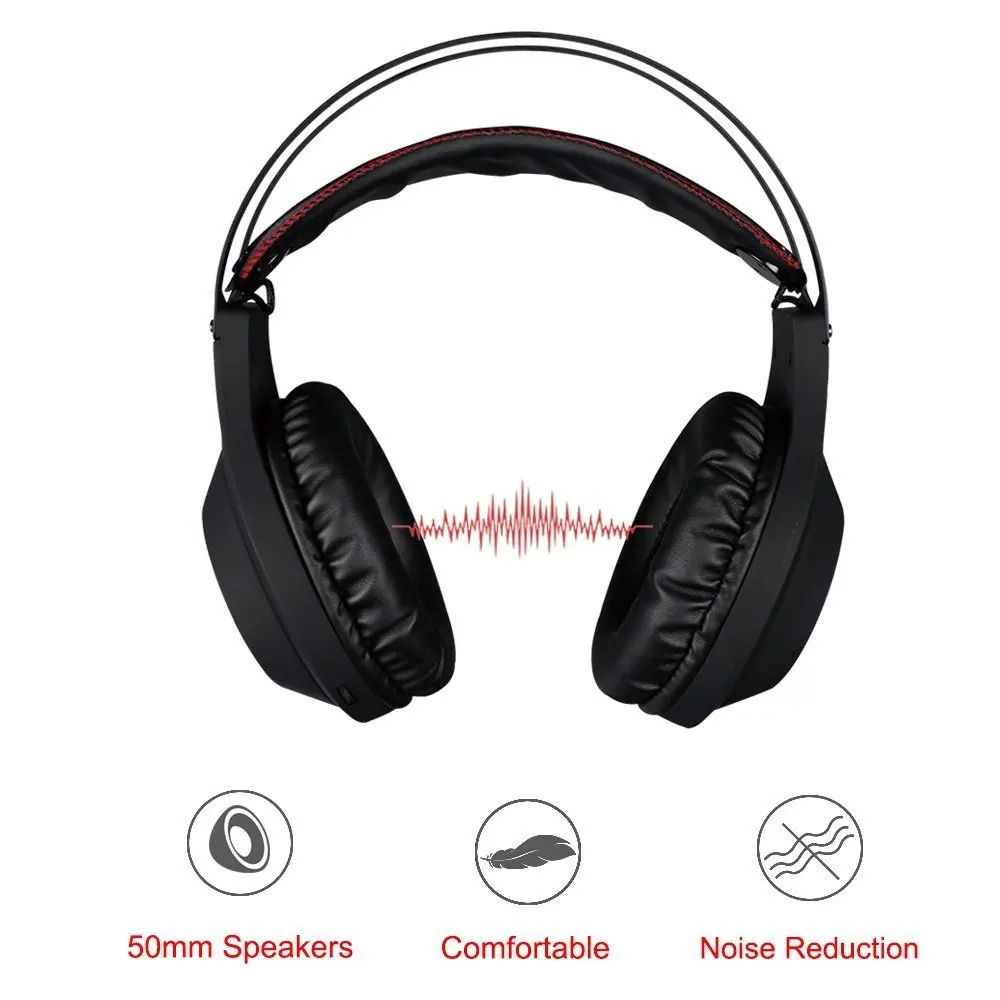 NUBWO N2 Gaming Headset Casque 3.5mm PC Wired Stereo Headphones with Mic for Laptop/PS4/Xbox One | Earphones &