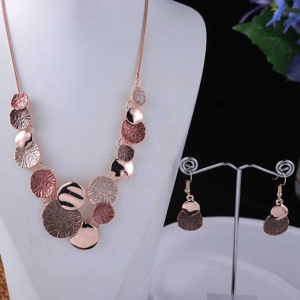 Набор модных массивных ожерелий MeiceM с большим кулоном Модные женские ювелирные