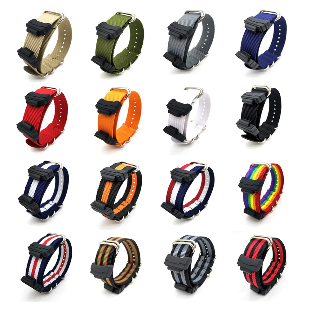Нейлоновый ремешок для наручных часов G Shock DW 5600 6900 GA 110 GW M5610 9052/GLS 8900 GD100 серии + 16 мм