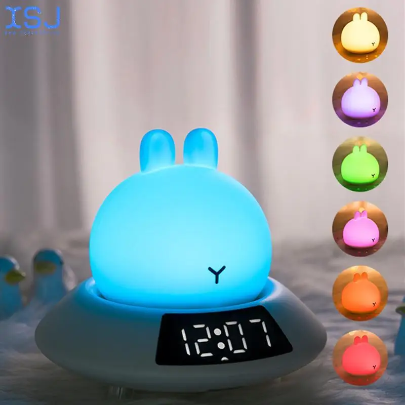 

Lovely Ufo Clock Light Intelligent Induction Alarm Clock Children's Bedroom with Bedside Led Light Small Alarm Clock