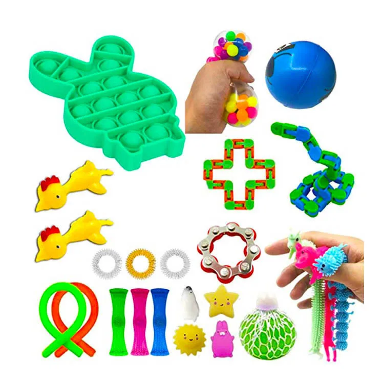 

Decompression set rodenticide pioneer massage ring ejection kneading dough chain track network management toy