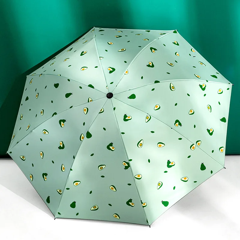 Women Fashion Fruits Umbrella UV Protection Windproof Folding Compact Outdoor Travel Sun Umbrellas Best Price Big | Дом и сад