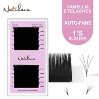 natuhana cilios auto fans volume eyelash extension camellia 1s blossom lashes false mink easy fanning matte eyelashes for makeup
