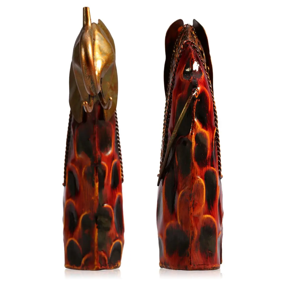 Резное железное Искусство Слон металлическая скульптура животных Современная