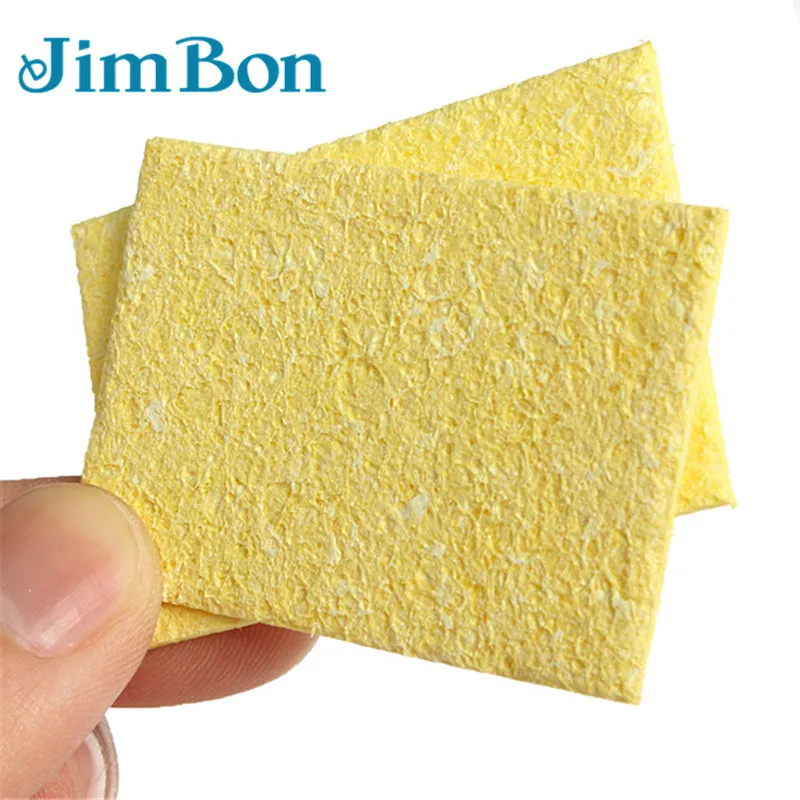 JimBon 100 шт. 50x35 мм припоя очищайте жало паяльника Сварка печатных плат для очистки