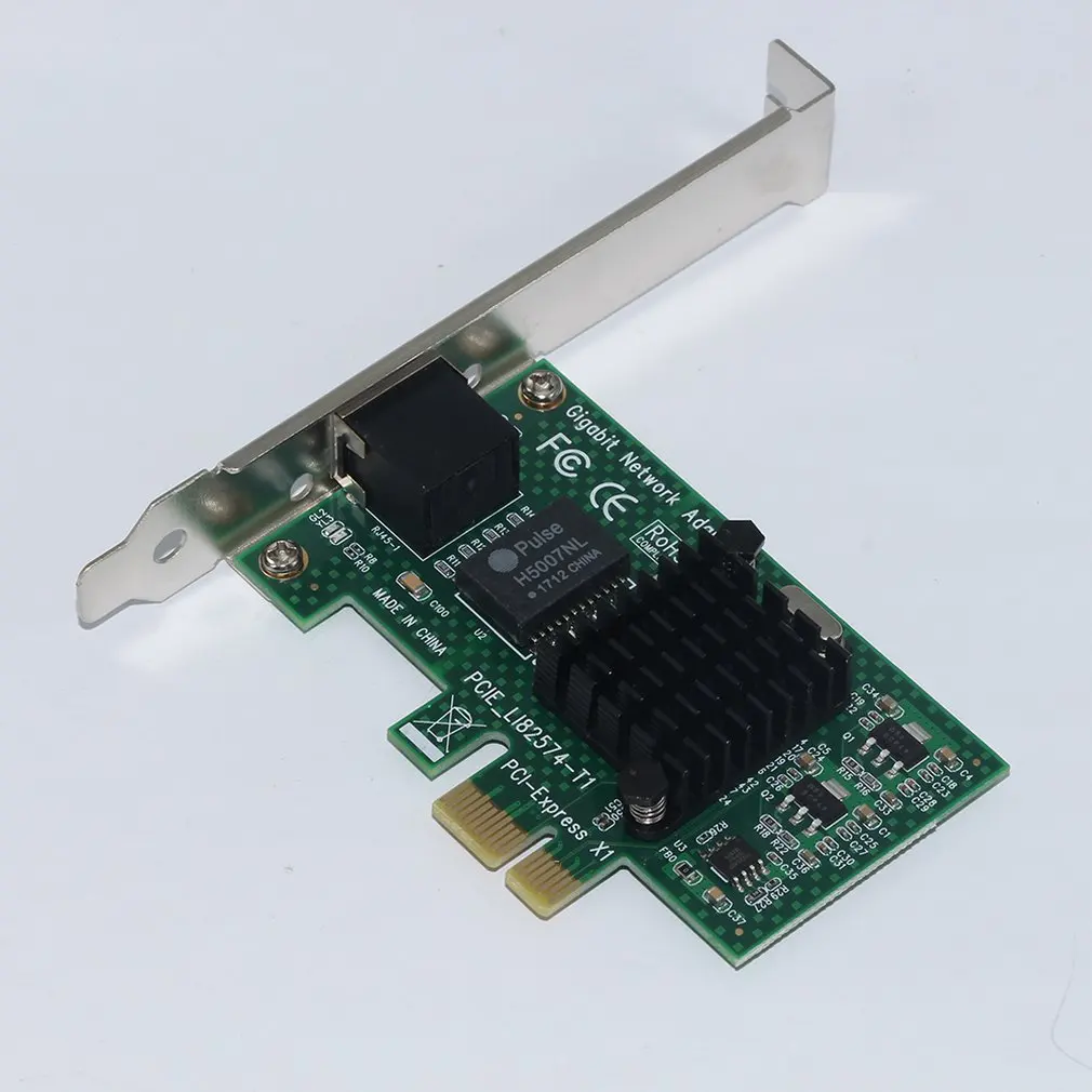 

Pci-E Gigabit Wired Network Card 1000M Wired Network Card Rtl811G/intel82574L/Intel82576 Chip Pci-E Gigabit Lan Card