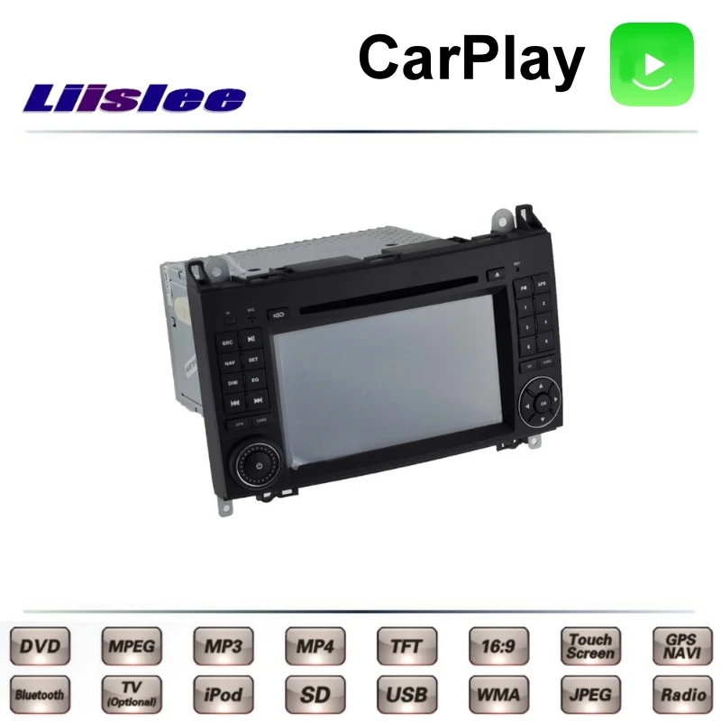 LiisLee для Mercedes Benz B200 B180 B170 MB W245 2004 ~ 2012 Автомобильный мультимедийный DVD GPS Радио Carplay