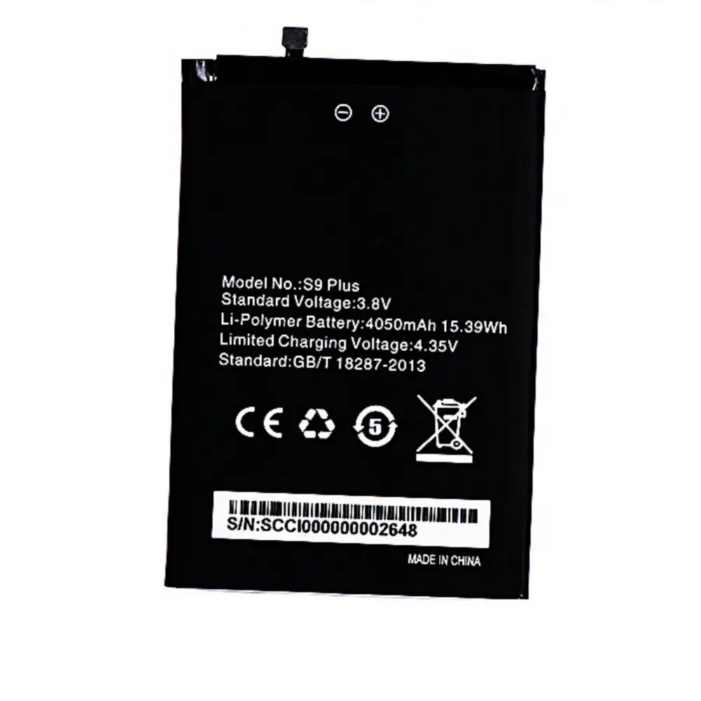 FOR HOMTOM S9 Plus  battery 4050mAh 15.39wh 3.8v Smart Phone High quality Replacement Battery