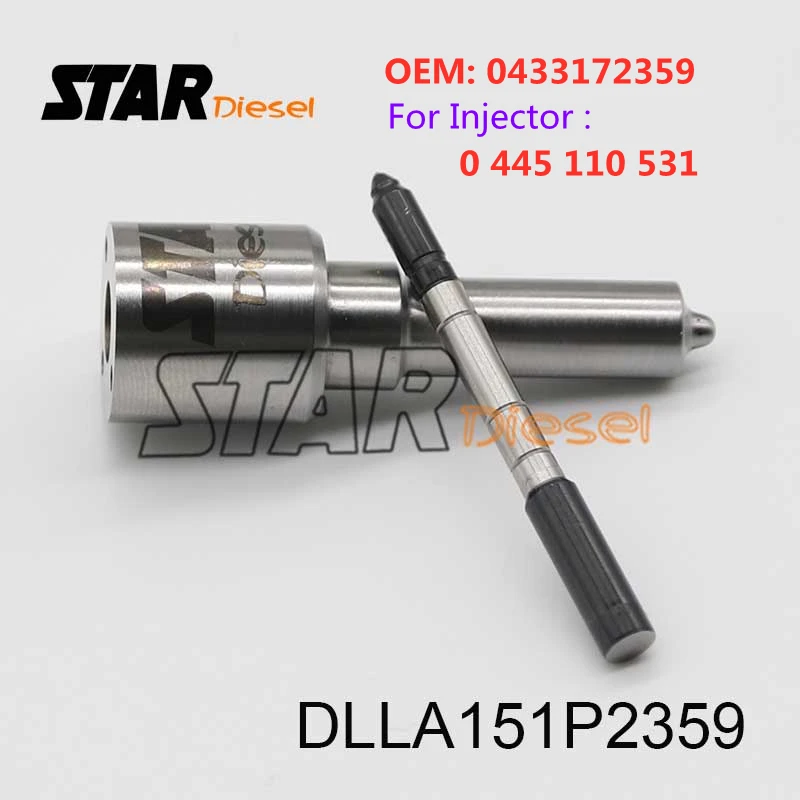 

STAR Diesel DLLA151P2359 0433172359 Repair Kits DLLA 151 P 2359 Injection Nozzle For 0445110531 0 445 110 531