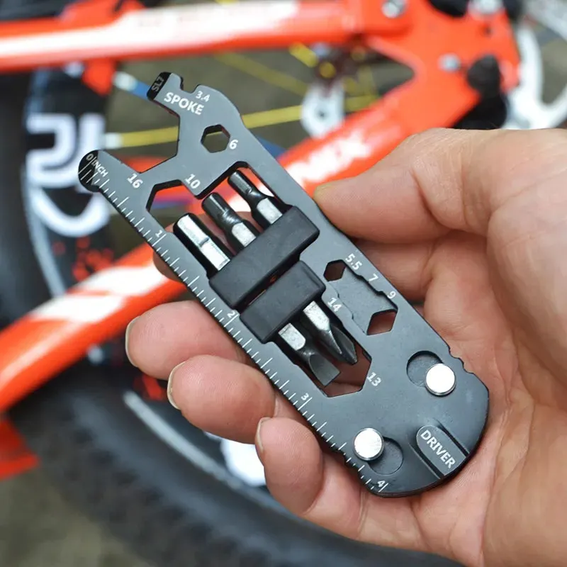 

New Bike Repair Multitool Kit Bicycle Multifunction Emergency Tools and Screwdriver Set Apply to Cyclist Road and Mountain Bike