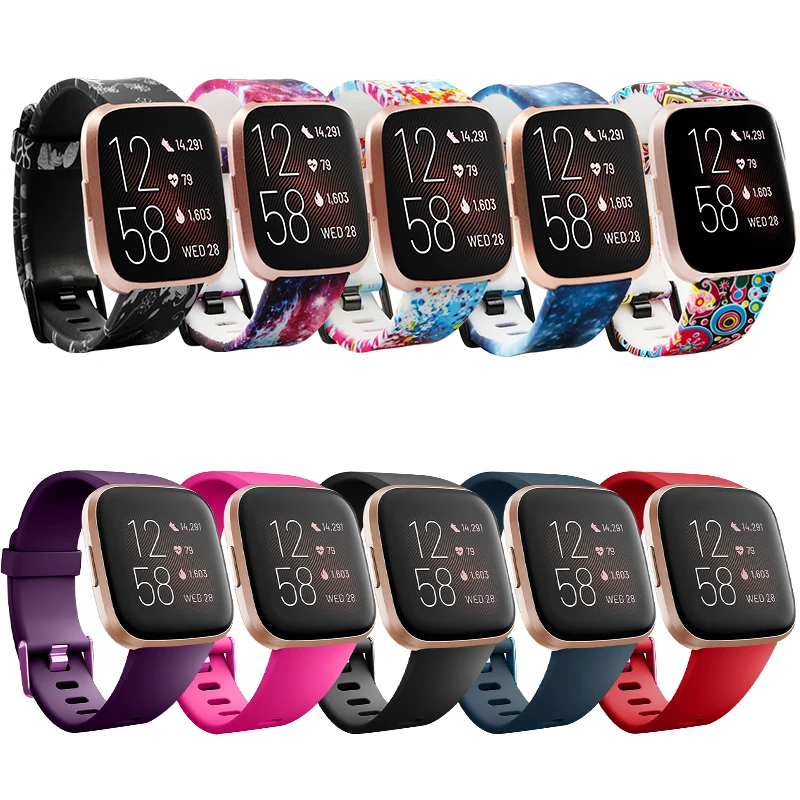 

Ремешок для часов Fitbit Versa/Versa 2 lite, фитнес-ремень, с металлической пряжкой, чистый цвет, Ширина 23 мм